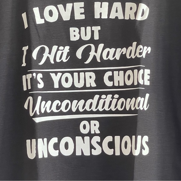 Black and white sarcastic funny graphics short sleeve t-shirt - Picture 4 of 5